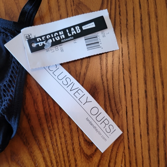 Design Lab black racer-back bra, size L - NEW - Picture 5 of 7